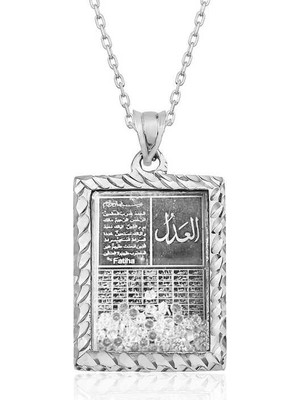 Inure Jewelry ​Gümüş Fatiha Ve Esma’ül Hüsna Yazılı Kolye