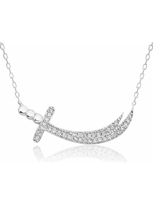 Inure Jewelry Gümüş Zülfikar Kılıcı Kadın Kolye