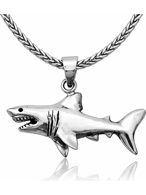 Inure Jewelry Gümüş Köpek Balığı Kolye