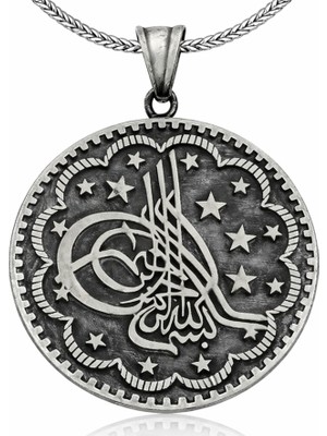 Inure Jewelry Gümüş Tuğra Kolye