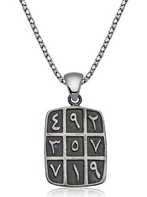 Inure Jewelry ​Gümüş Ebced Kolye