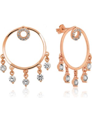 Inure Jewelry Gümüş Halka Bayan Küpe