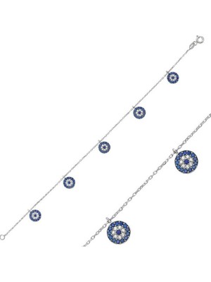 Inure Jewelry Gümüş Nazar Bayan Bileklik