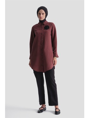 Armine Beli Lastikli Pantolon Siyah