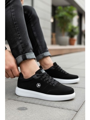 Enoch Casual Düz Taban Bağcıklı Erkek Sneaker Yürüyüş Ayakkabısı