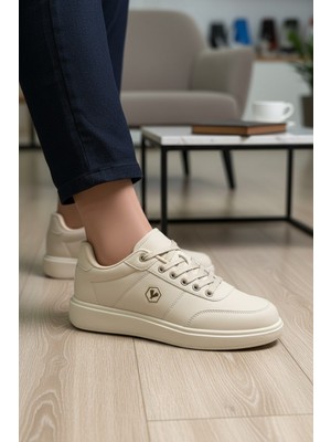 Enoch Casual Düz Taban Bağcıklı Erkek Sneaker Yürüyüş Ayakkabısı
