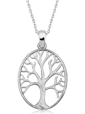 Inure Jewelry Gümüş Hayat Ağacı Kadın Kolye