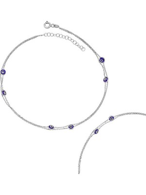 Inure Jewelry Gümüş Nazar Bayan Bileklik
