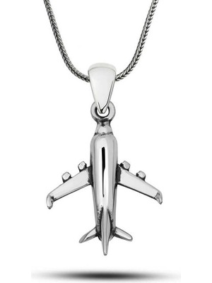 Inure Jewelry ​Gümüş Uçak Kolye