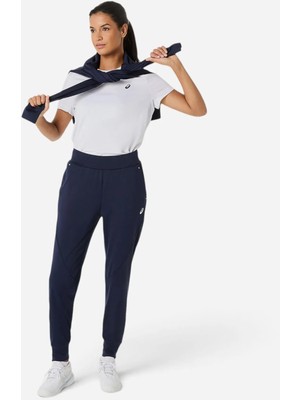 Asics Court Warm-Up Pant Kadın Lacivert Eşofman Altı 2042A373-400