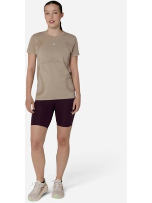 Asics Road Seamless Ss Top Kadın Kahverengi Kısa Kollu Tshirt 2012D292-200