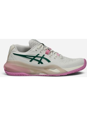 Asics Gel-Resolution x Padel Kadın Bej Tenis Ayakkabısı 1042A285-250