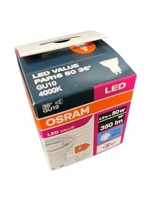 TeknoKapsül 4,5W GU10 LED Ampul 4000K – 10'lu Ekonomik Paket | Günışığı, 350 Lümen, 36° Işık Açısı, Enerji Tasarruflu, 15000 Saat Ömürlü