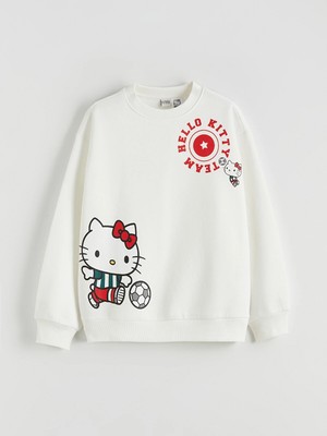 Lc Waikiki Yeni Sezon Hello Kitty Baskılı Kız Çocuk Kalın Sweatshirt