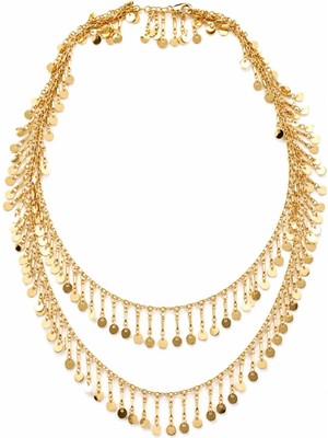 Charmlucky Özel Seri Pul Sallantılı KOLYE-90CM