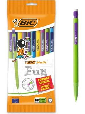 Bic Matic Combo Fun 0.7 Uçlu Kalem 10'lu Poşet