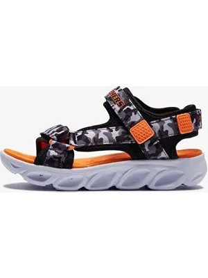Skechers Hypno - Splash Büyük Erkek Çocuk Siyah Işıklı Sandalet 400077L Bgor