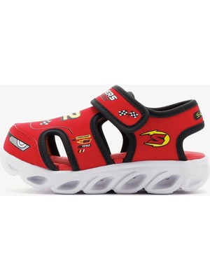 Skechers Hypno - Splash - Hydro - Fun Küçük Erkek Çocuk Kırmızı Işıklı Sandalet 400612N Rdbk