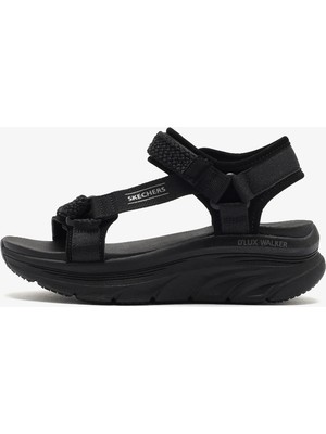 Skechers D'lux Walker - Pretty Field Kadın Siyah Sandalet 119822 Bbk