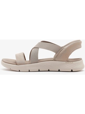 Skechers Go Walk Flex Sandal Kadın Bej Sandalet 141489 Tpe