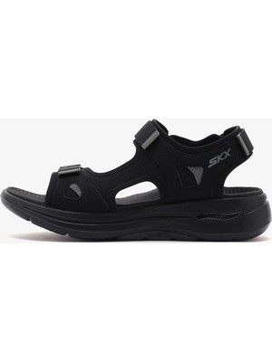 Skechers Go Walk Arch Fit Sandal-Mission Ii Erkek Siyah Sandalet 229064 Blk