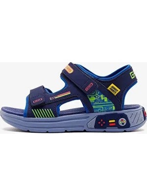 Skechers Power Splash Büyük Erkek Çocuk Lacivert Sandalet 402271L Nvmt