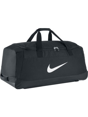 Happy Trend Nıke Tekerlekli Spor Çantası Club Team Swoosh, Siyah (Siyah/beyaz), 82 x 35 x 38 Cm, 120 Litre, BA5199-010. Mısc