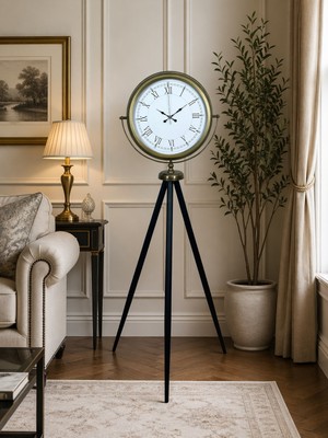 TeknoKapsül Prestij Vintage Tripod Ayaklı Saat