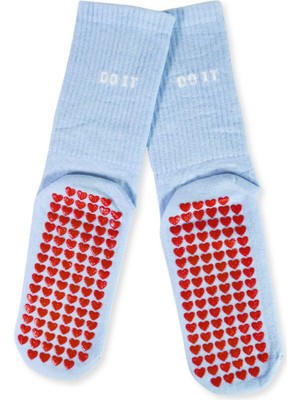 Carnaval Socks Carnaval Do It Mavi Kaydırmaz Pilates Yoga Çorabı