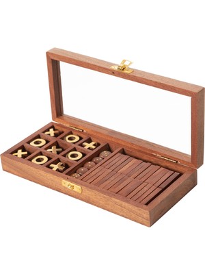 Mudo Home WOODEN KARIŞIK OYUN SETİ 23x12 CM