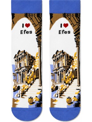 Carnaval Socks Carnaval Efes Antik Kent Unisex Soket Çorap