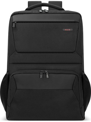 Happy Trend Mack Business x MCC-807 18" Laptop Sırt Çantası, Mackbook Çantası, USB Şarj Portlu Bilgisayar Çantası, Notebook Çantası, Seyahat Sırt Çantası, Gaming Laptop Çantası, Gaming Laptop Çantası, Siyah