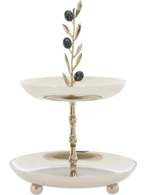 Mudo Home OLIVE DEKORATİF KEK STANDI 19X30 CM