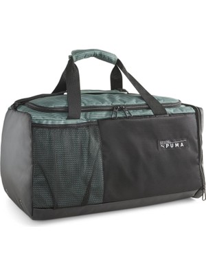 Happy Trend Puma Traınıng Medıum Spor Çantası, Puma Black-Eucalyptus, Osfa
