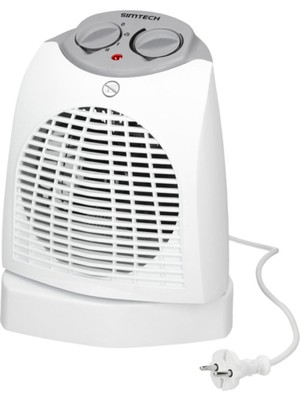 Simtech Km-1720 Fanlı Isıtıcı 1000/2000W Güç Seçeneği ile Aşırı Isınmaya Karşı Koruma