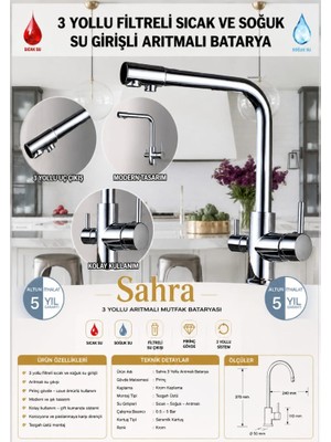 Quattro Home Sahra Arıtmalı Evye Bataryası