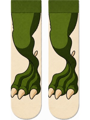 Carnaval Socks Carnaval Dinozor Pençesi Unisex Soket Çorap