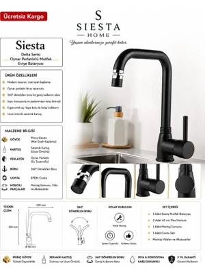 Quattro Home Siesta Evye Bataryası