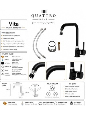 Quattro Home Vita Evye Bataryası