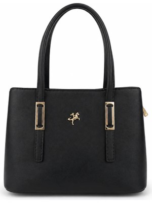 Nas Bag Siyah Kadın El ve Omuz Çantası Siyah 1545
