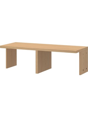 Ikea Ladmakare Meşe Görünümlü 76X34X24 cm Raf Içi Bölmeli Ünite
