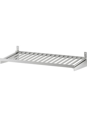 Ikea Kungsfors Paslanmaz Çelik 60X30 cm Duvar Rafı