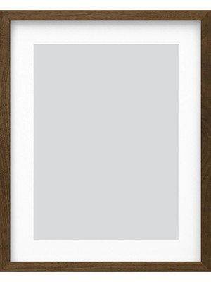 IKEA Rodalm Ceviz Gorunumlu 40X50 cm Ahsap Cerceve