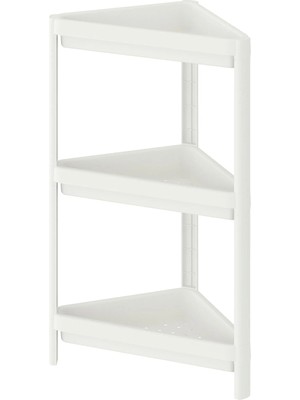 Ikea Vesken Beyaz 33X33X71 cm Raf Ünitesi