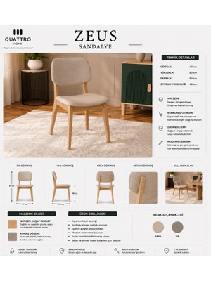 Quattro Home Zeus Sandalye