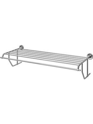 Ikea Brofjarden Krom Görünümlü 75X29 cm Banyo Rafı