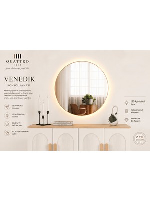 Quattro Home Venedik LED Konsol Aynası