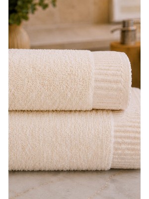 Mela Home Alora 2'li Banyo Havlu Seti Hamam Takımı- El ve Yüz Havlusu- Çeyiz - Hediyelik 100% Pamuk