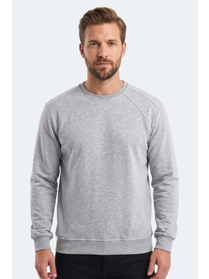 Slazenger Kovan I Erkek  Gri Sweatshırt