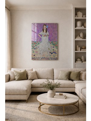 Bu Matbaa Gustav Klimt Mäda Primavesi Tablo – Klasik Sanat Kadın Portresi Dekoratif Duvar Tablosu